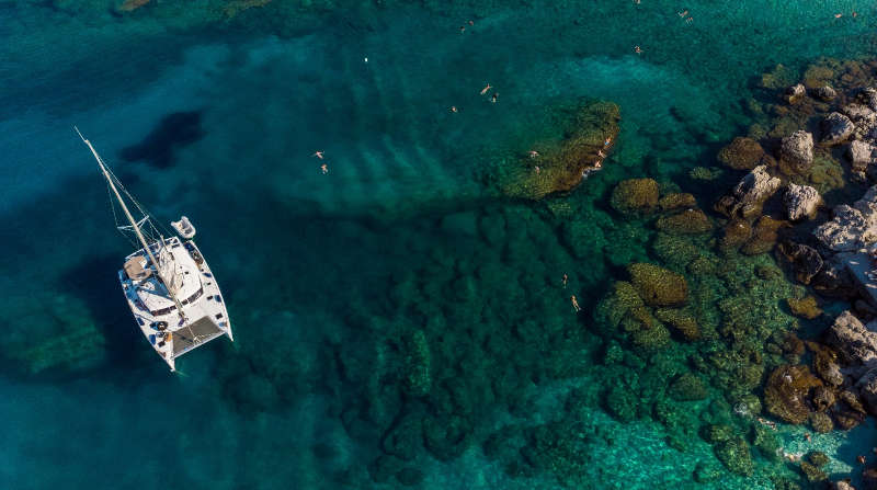 Rent a catamaran in the autumn months in Biograd na Moru and visit Split