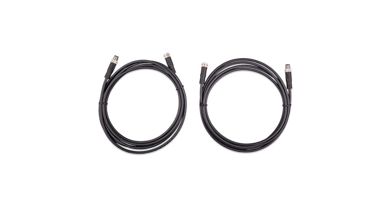 M8 circular connector Male/Female 3 pole cable 2m